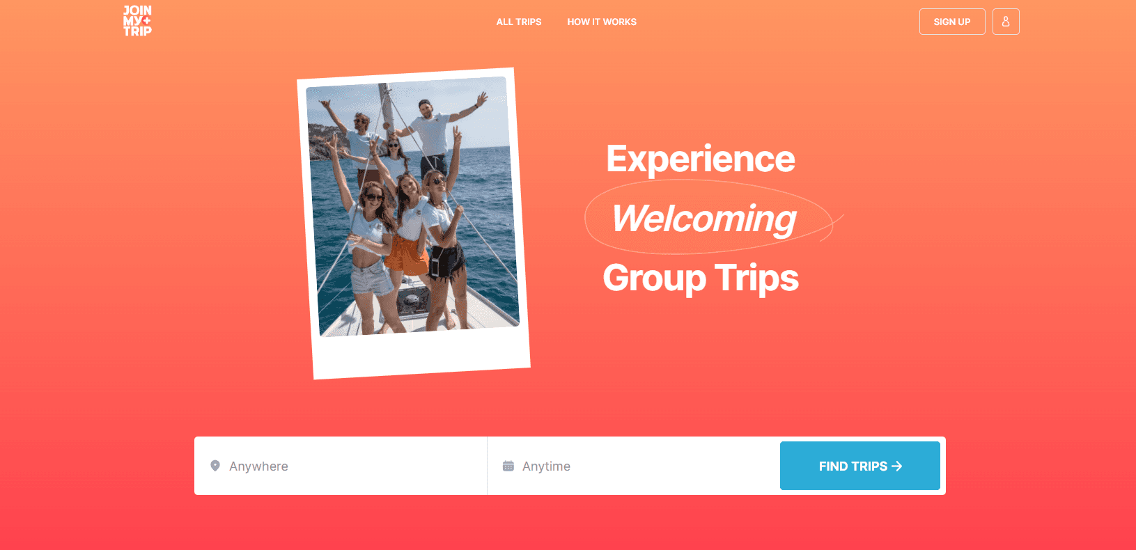 JoinMyTrip, old site